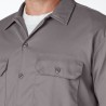 Dickies Short Sleeve Work Shirt, Silver