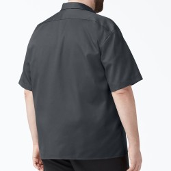 Dickies Short Sleeve Work Shirt, Gris carbón