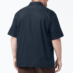 Short Sleeve Work Shirt, Dark Navy