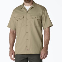 Dickies Short Sleeve Work Shirt, Caqui